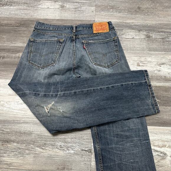 Levi's Vintage red tab Jeans - distressed Blue 33x30 - Picture 3 of 13